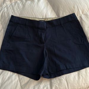 JCrew, women’s size 10, blue chino shorts